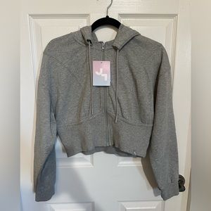 JOYLAB French Terry Cropped Hoodie.